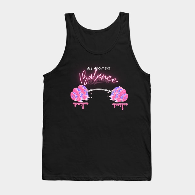 Gym Donut Tee - Reverse Tank Top by CMMN FINDS